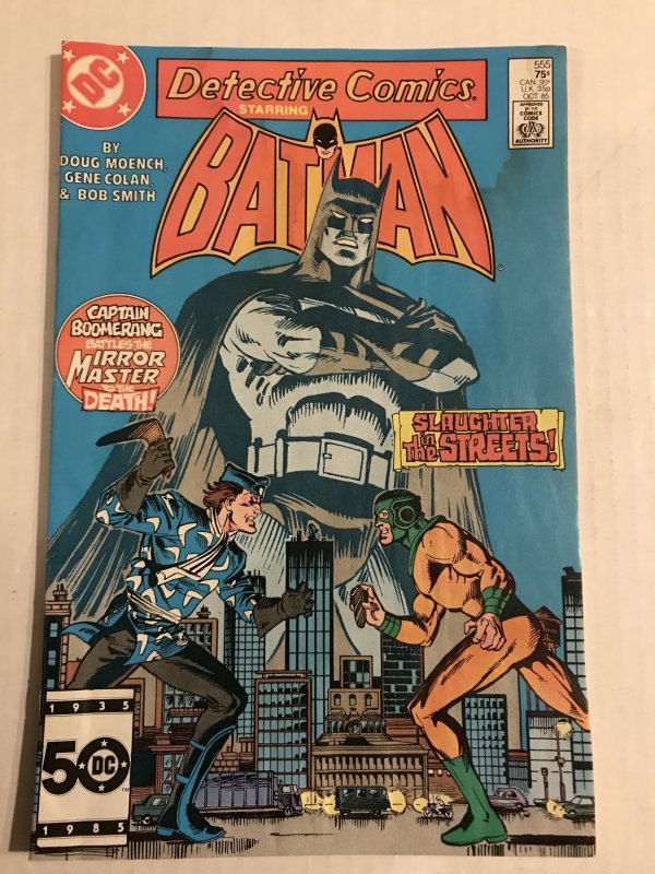 Detective Comics #555 : DC 10/85 GD- Filler - reader; Captain Boomerang