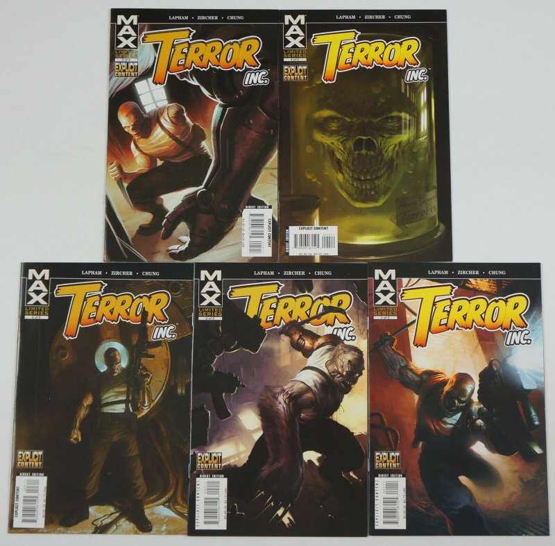 Terror Inc. vol. 2 #1-5 VF/NM complete series - david lapham