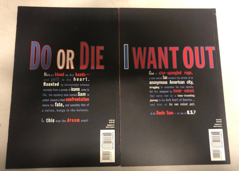 Uncle Sam U.S. (1997) #1 & 2 (VF-/NM) Complete Set Alex Ross art Vertigo