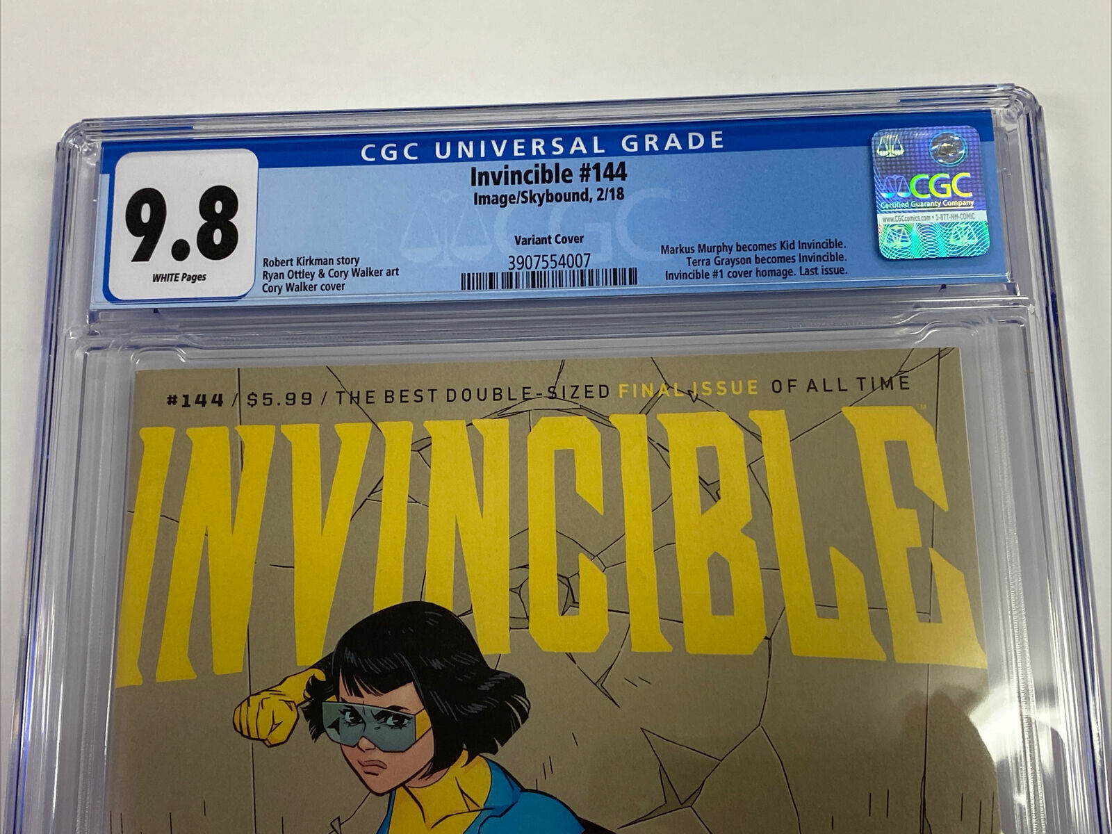 Invincible #144 Image Comics CGC 9.6 Final Issue