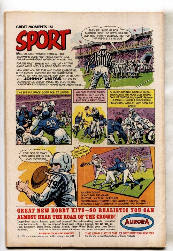 Star Spangled War Stories #124-- 1965-- Dinosaur issue--comic book