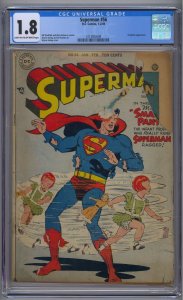 SUPERMAN #56 CGC 1.8 PRANKSTER APP