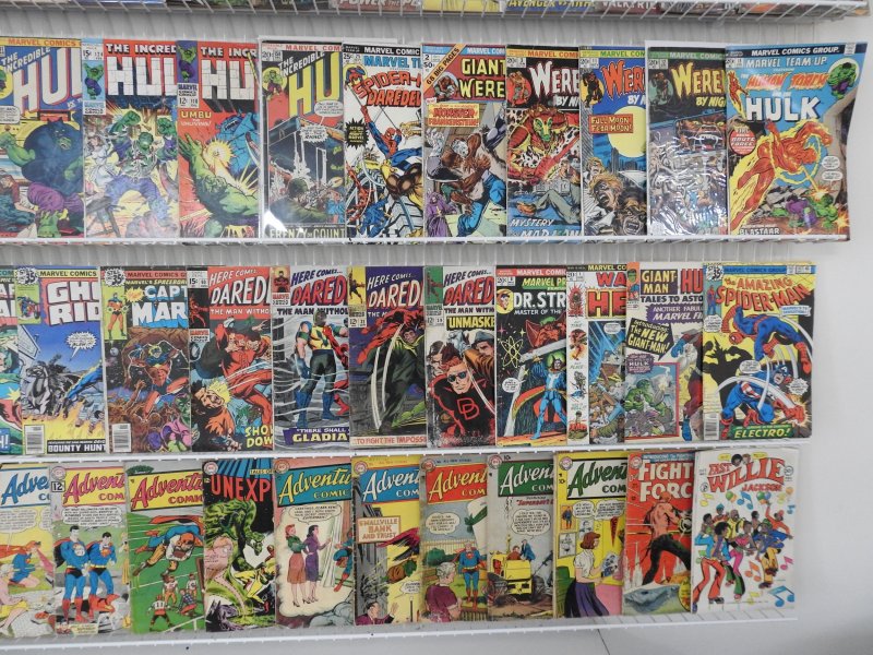 Huge Lot 160+ Low Grade Comics W/ Hulk, Daredevil, Spider-Man, +More! See desc