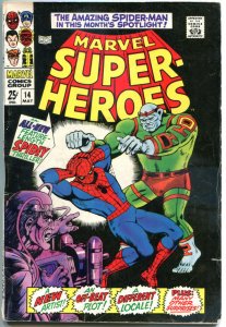 MARVEL SUPER-HEROES #14 15, VG+, 1967 InHumans Medusa Spider-man  Black Bol, QXT