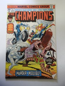 The Champions #4 (1976) FN+ Condition MVS Intact