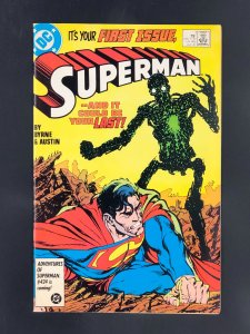 Superman #1 (1987) Reintroduction and Origin of Metallo