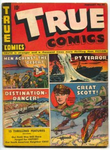 True Comics #32 1944- WWII- Colonel Robert L Scott VG+