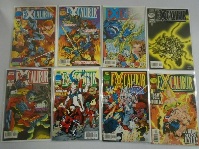 Excalibur comic lot (1st series) 50 diff from:#65-125 + ANN 8.0 VF (1993-98)