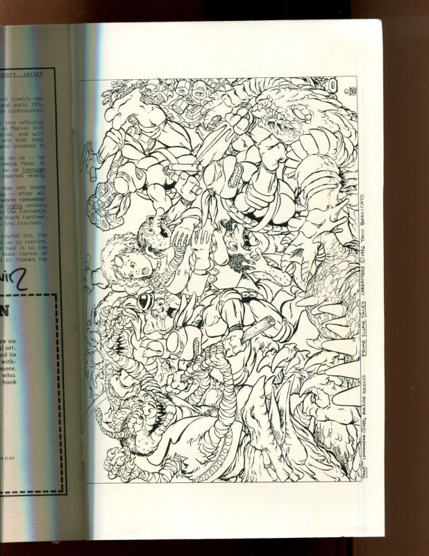 PRIME SLIME #1 - MIRAGE STUDIOS WRAPAROUND (7.0/8.0) 1986