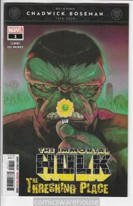 IMMORTAL HULK THRESHING PLACE (2020 MARVEL) #1 NM G63016