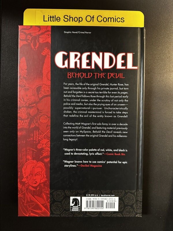 Grendel Behold the Devil Hardcover New Never Read