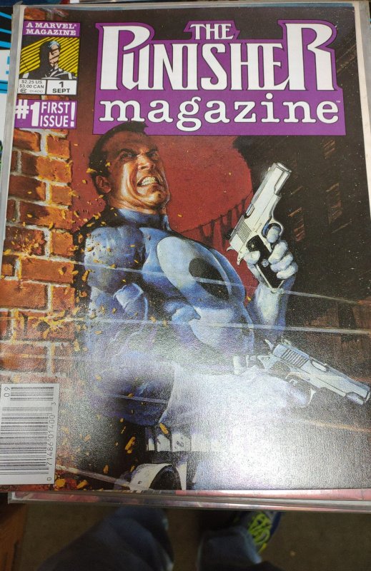 The Punisher Magazine #1 Newsstand Edition (1989)