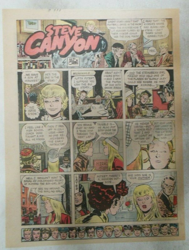 (35) Steve Canyon Sundays by Milton Caniff 1972 All Tabloids = 11 x 15 Inches