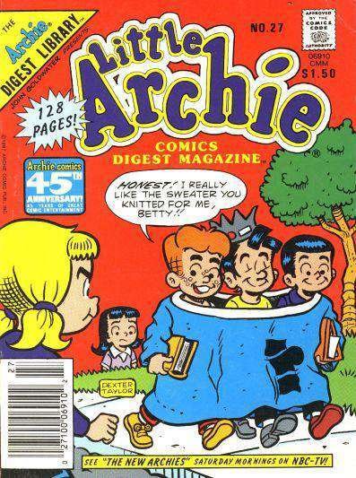 Little Archie Comics Digest Magazine #27 GD ; Archie | low grade comic 128 Pages
