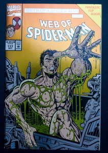 Web of Spider-Man #117 Metallic Foil Cover (1994) FN - KEY