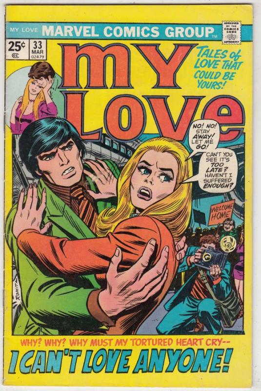 My Love #33 (Mar-75) VF/NM High-Grade 