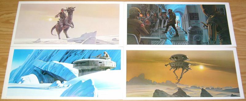 Star Wars: the Empire Strikes Back Portfolio by Ralph McQuarrie (24 plates) 1980