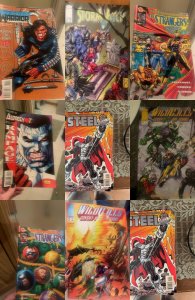 Lot of 9 Comics (See Description) Eternal Warrior, Steel, Bloodshot, The Stra...