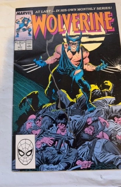 Wolverine #1 (1988) 1st solo series- Patch/Madripoor  Vf-