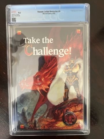 Venom: Lethal Protector #5 (1993) - CGC 9.6 - 1st Phage, Riot,  Agony,  Lasher!