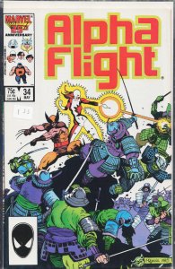 Alpha Flight #34 (1986) Alpha Flight