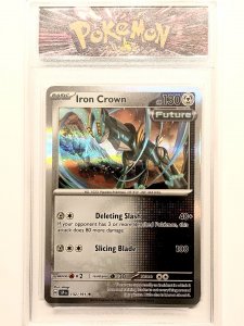 IRON CROWN HOLO | SCARLET & VIOLET: SURGING SPARKS #132/191 | ENCAPSULATED