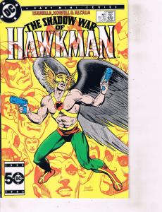 Lot Of 2 Comic Books DC Shadow War Hawkman #1 and #2 Batman   MS12