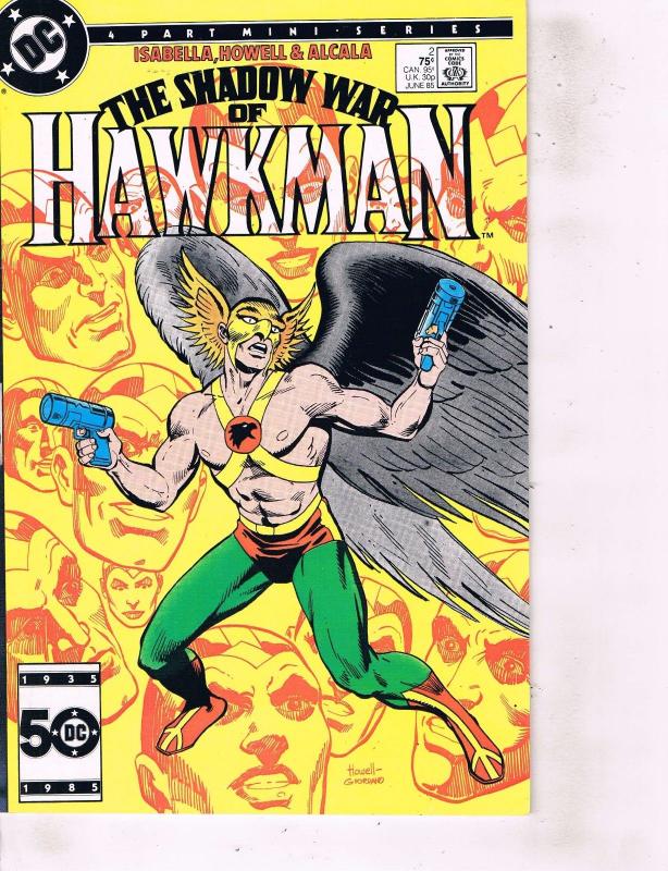 Lot Of 2 Comic Books DC Shadow War Hawkman #1 and #2 Batman   MS12