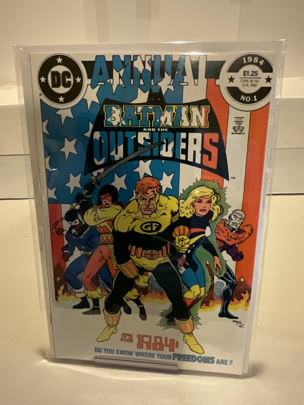 Batman and the Outsiders Annual #1  1984  9.0 (our highest grade)