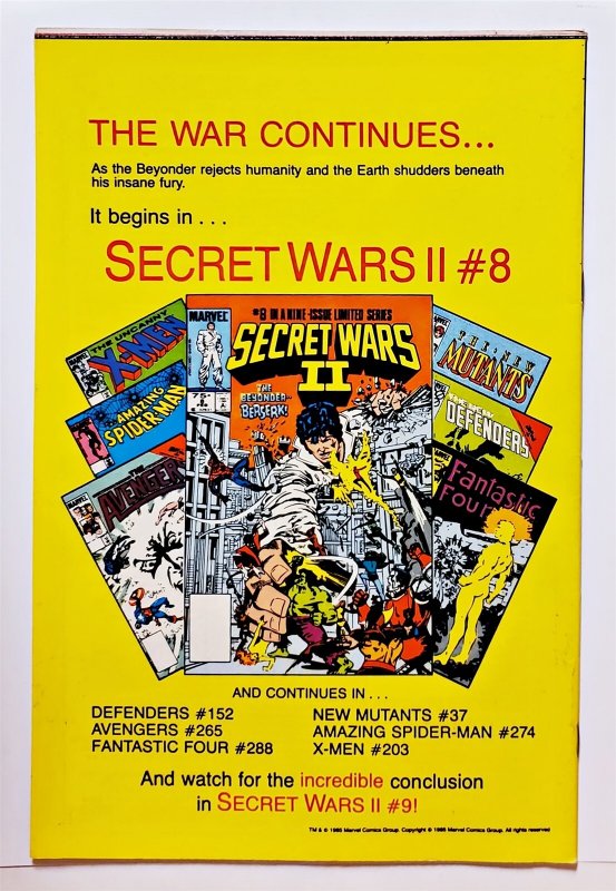 Vision & Scarlet Witch (Vol. 2) #5 (Feb 1986, Marvel) 7.0 FN/VF