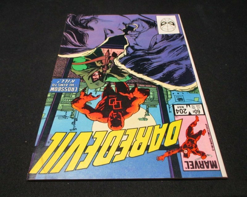 Daredevil #204-Vengeance of the Victim-Denny O'Neil 1st App. Crossbow Nice Copy!