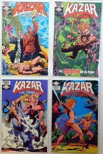 Ka-Zar the Savage Lot of 4 #12, 13, 14, 15 (1982) Marvel Comics 1st Print