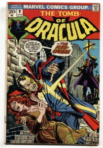 TOMB OF DRACULA #9--Marvel--comic book--1973--FN