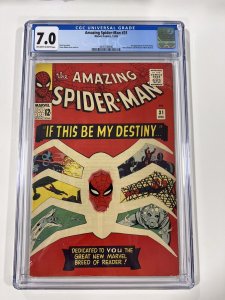 Amazing Spider-Man 31 CGC 7.0 Off White-White 1965 Marvel Comics