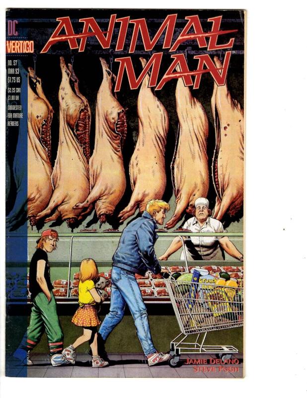 4 DC Comics Xenobrood #1 Animal Man #57 Power Lords #3 Starman The Mist #1 JB3