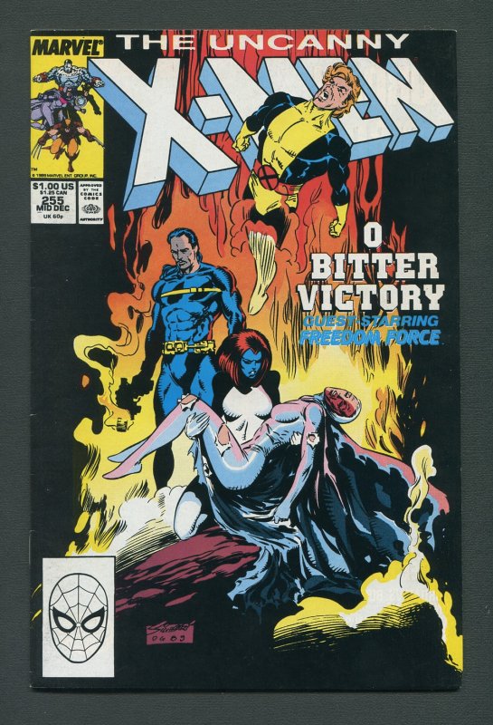 Uncanny X-Men #255 (1st Series 1963) /  7.5 VFN-  December 1989