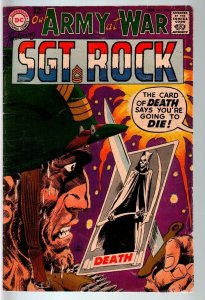 OUR ARMY AT WAR #188 1968-DC WAR COMIC-SGT. ROCK-VG VG