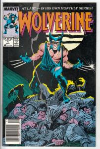 Wolverine #1 (Nov-88) NM- High-Grade Wolverine