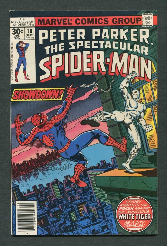 Peter Parker,Spectacular Spiderman #10 / 5.0  VG/FN  September 1977