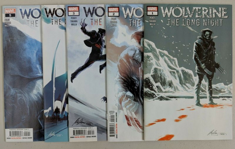 Wolverine The Long Night #1-5 SET (Marvel 2019) 1 2 3 4 5 - (8.5-9.2)