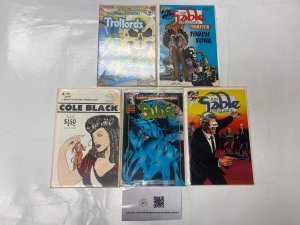 5 COMICO comic books Troll Lords Jon Sable Cole Black Sludge 55 KM40