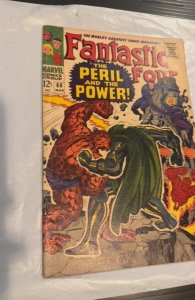 Fantastic Four #60 (1967) The peril and the power FF vs Dr Doom see descrip