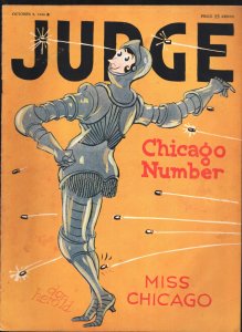 Judge 10/9/1924-Early comic & cartoon art-MAD forerunner-100 years old