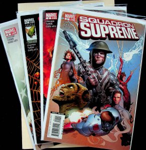 Squadron Supreme #1-4 (Sep-Dec 2008, Marvel) - 4 comics - Near Mint