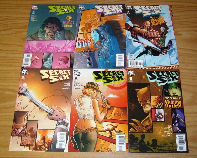 Secret Six #1-6 VF/NM complete series - gail simone - villains united - set lot