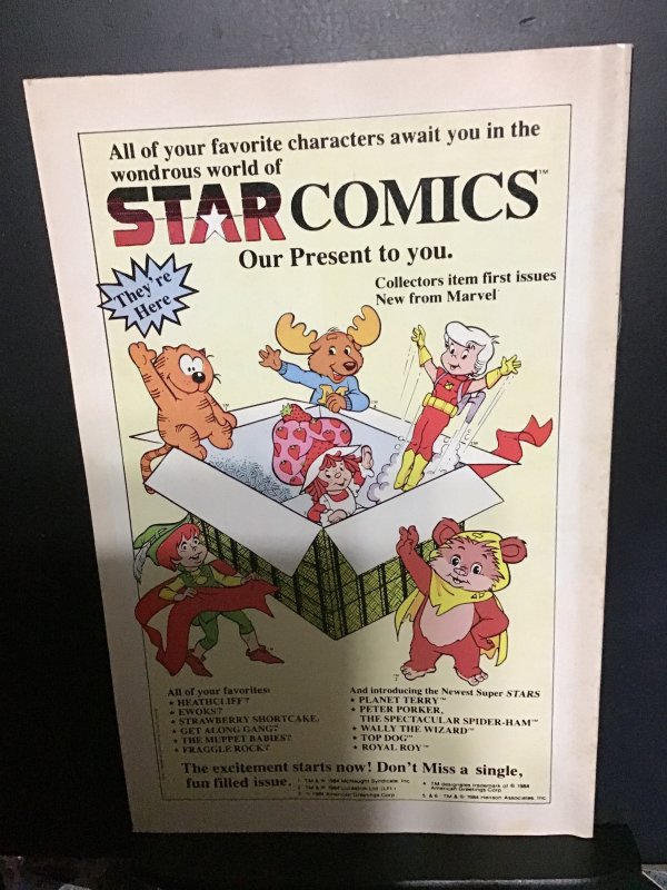 Captain America #305 (1985) Captain Britain key! High-grade!  VF/NM oh!