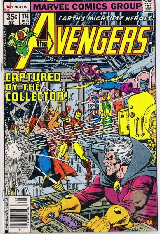 Avengers #174 ORIGINAL Vintage 1978 Marvel Comics Korvac Saga