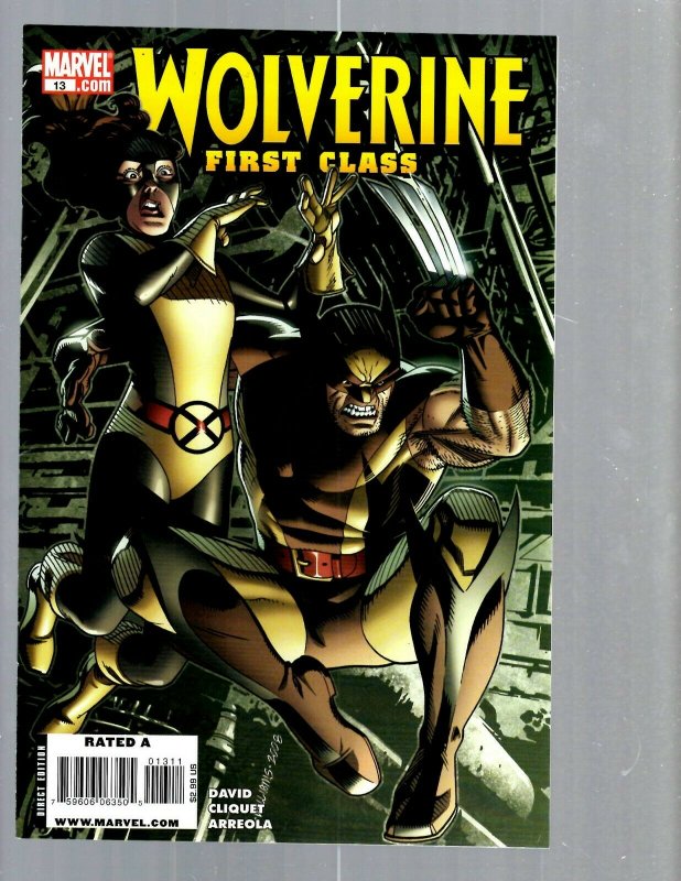 12 Marvel Comics Wolverine First Class #1 2 3 4 7 8 9 10 11 12 13 plus #1 EK17