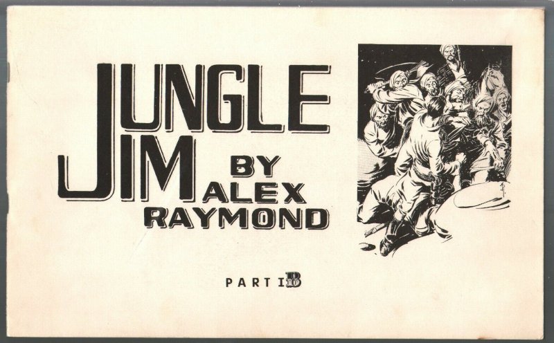 Jungle Jim Part 1B 1972-Alex Raymond comic strip reprints-FN