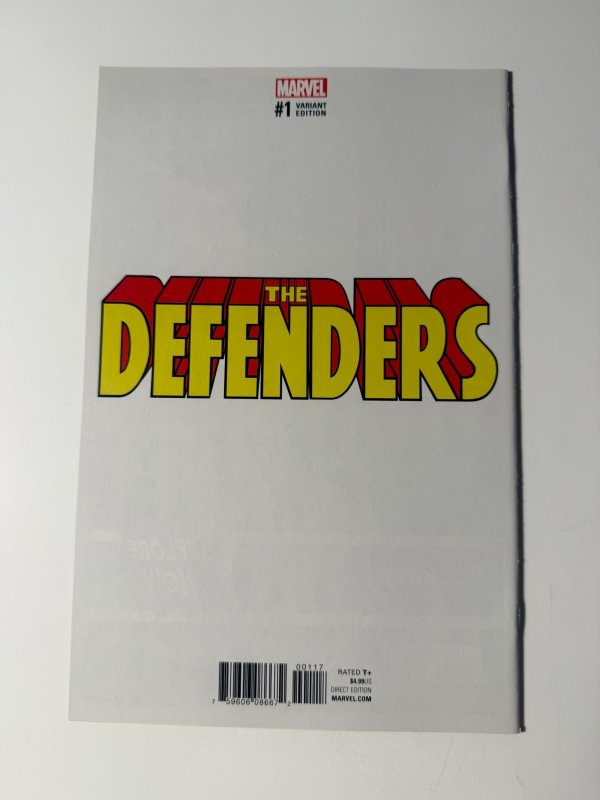 The Defenders #1 Dell'Otto Sketch Cover (2017)